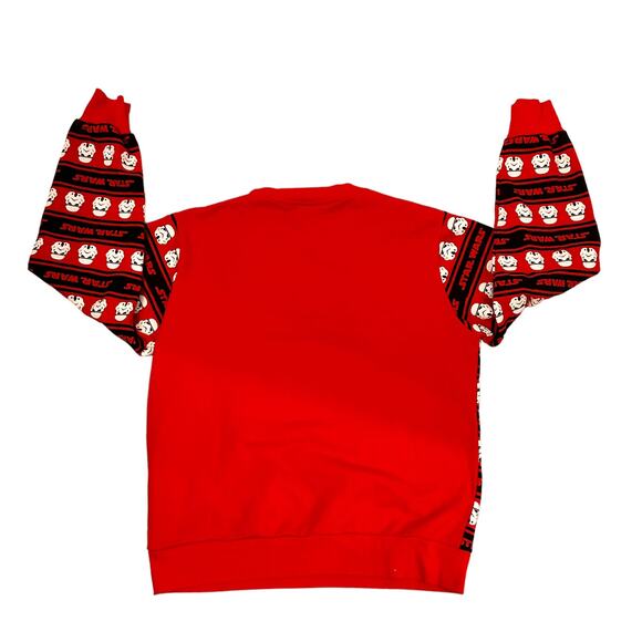 Star Wars Men's M Ugly Christmas Sweater Crewneck Darth Vader Red New - Picture 3 of 7